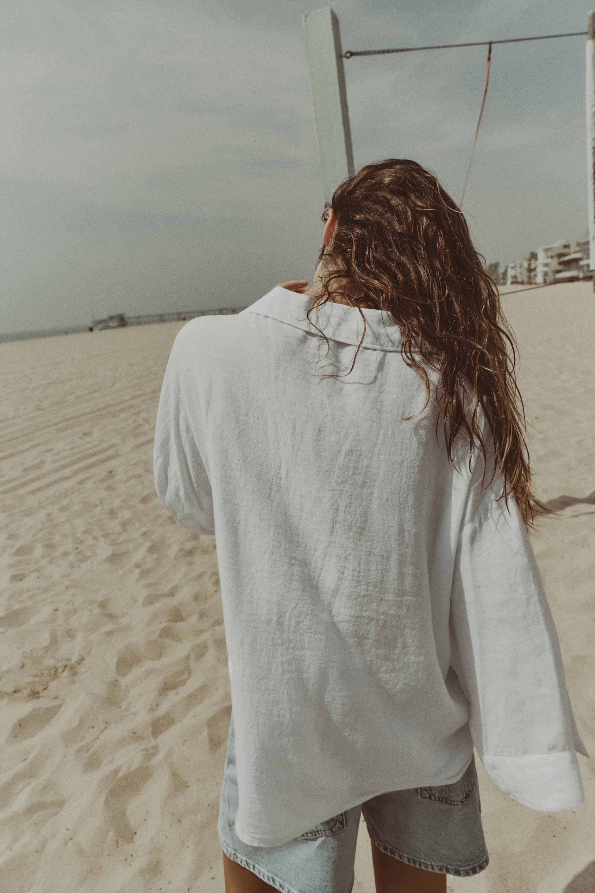 CHEMISE FLUIDE AVEC LIN